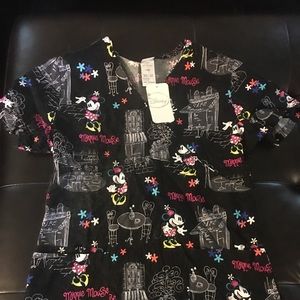 Disney scrub top